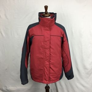 XL Columbia Red Core Interchange 2 in 1 ski Coat